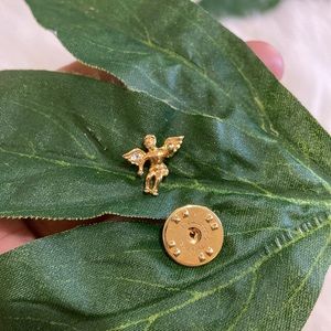 Vintage “Treasures & Trinkets Angel”With White Rhinestone